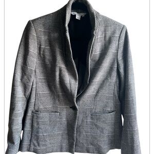 Old Navy Black and White Patterned Blazer